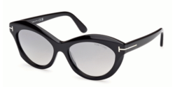 Tom Ford FT 1111 TONY - 01C BLACK  smoke grey mirror
