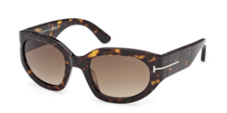 Tom Ford FT 1313 ARIZONA - 52F DARK TORTOISE gradient dark brown
