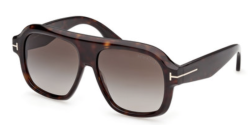 Tom Ford FT 1324 RHONDA-02 - 52K DARK TORTOISE gradient roviex grey