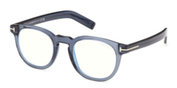 Tom Ford FT 5629-B - 090 TRANSPARENT STEEL BLUE