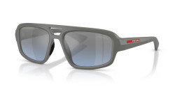 Prada PS B11SU - 16X11A METAL GREY light blue mirror silver gradient