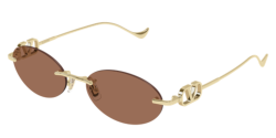 Valentino VG 0032S - 002 GOLD brown