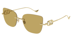 Valentino VG 0033S - 003 GOLD brown