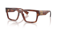 Miu Miu MU 02XV - 26E1O1 STRIPED TOBACCO