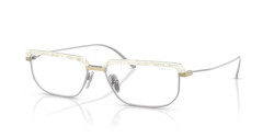 Prada PR D64S - 29P10W MOTHER OF PEARL clear blue light filter