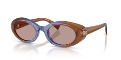Miu Miu MU B09S - 22R20I OPAL BROWN/BLUE/OPAL BROWN light purple brown