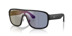 Ray-Ban RB 2229 - 901SB2 MATTE BLACK dark blue mirror violet