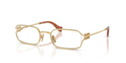 Miu Miu MU C50S - 5AK10W GOLD clear blue light filter