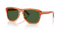 Dolce&Gabbana DG 4566 - 34839A TRANSPARENT CAMEL ON STRIPED GINGER dark green polarized