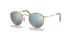 Ray-Ban RB 3447N ROUND METAL - 001/30 GOLD silver flash