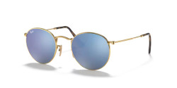 Ray-Ban RB 3447N ROUND METAL - 001/9O GOLD blue gradient