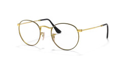 Ray-Ban RB 3447V ROUND METAL - 2991  GOLD ON TOP BLACK