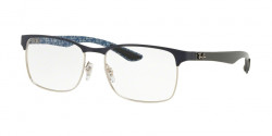 Ray-Ban RB 8416 3016  SILVER ON TOP MATTE BLUE