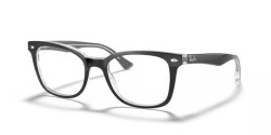 Ray-Ban RB 5285 - 2034  BLACK ON TRANSPARENT