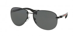 Prada PS 56 MS 1BO1A1  BLACK DEMI SHINY gray
