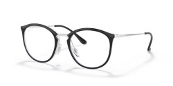 Ray-Ban RX 7140 - 5852  BLACK ON TRANSPARENT