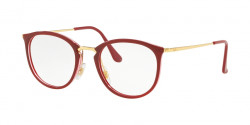 Ray-Ban RB 7140 5854  TRANSPARENT ON TOP AMARANTH