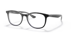 Ray-Ban RX 5356 - 2034 BLACK ON TRANSPARENT