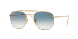 Ray-Ban RB 3648 THE MARSHAL 001/3F  GOLD clear gradient blue