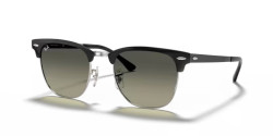Ray-Ban RB 3716 CLUBMASTER METAL - 900471 BLACK ON SILVER grey gradient