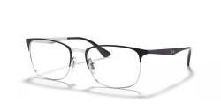 Ray-Ban RX 6421 - 2997  BLACK ON SILVER