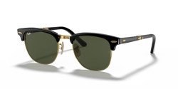 Ray-Ban RB 2176 CLUBMASTER FOLDING - 901  BLACK  green